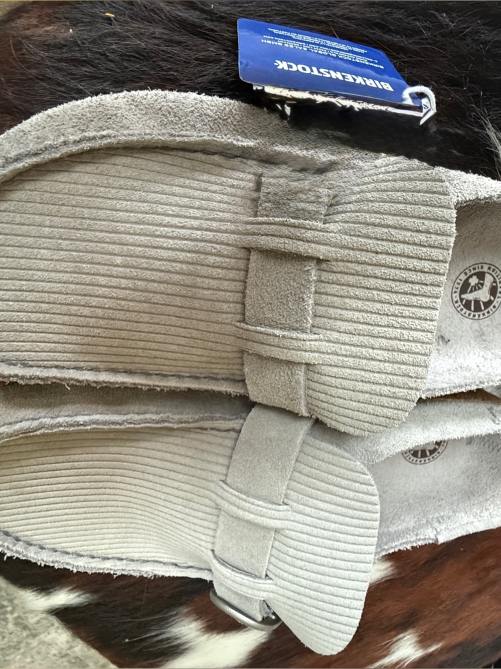 Birkenstock's Buckley Suede/Corduroy clogs - Sz 39/8.5  NWT - Picture 3 of 12